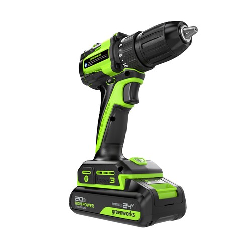 Купить Дрель-шуруповерт Greenworks DD345 24V  9305489. Характеристики, отзывы и цены в Донецке