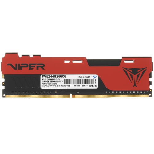 Купить Оперативная память Patriot Viper Elite II [PVE244G266C6] 4 ГБ  4845237. Характеристики, отзывы и цены в Донецке
