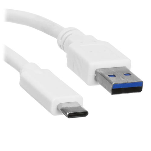 Купить Кабель круглый Cablexpert USB Type-C - USB 3.0 Type-A белый 1 м  5452419. Характеристики, отзывы и цены в Донецке