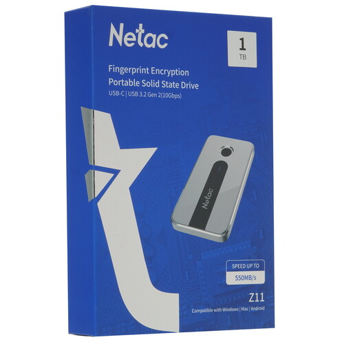 Купить 1000 ГБ Внешний SSD Netac Z11  5355399. Характеристики, отзывы и цены в Донецке