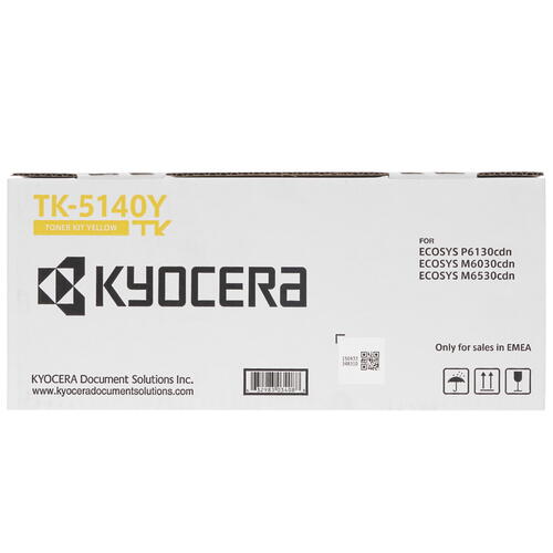 Купить Картридж лазерный Kyocera TK-5140Y желтый  7973922. Характеристики, отзывы и цены в Донецке