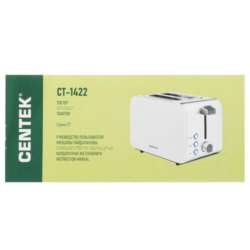 Купить Тостер Centek CT-1422 серебристый  9055079. Характеристики, отзывы и цены в Донецке