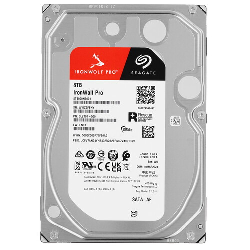 Купить 8 ТБ Жесткий диск Seagate IronWolf Pro [ST8000NT001]  5435092. Характеристики, отзывы и цены в Донецке