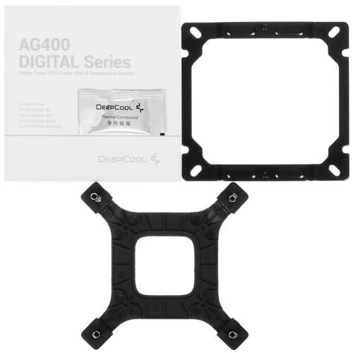 Купить Кулер для процессора DEEPCOOL AG400 DIGITAL BK  5442236. Характеристики, отзывы и цены в Донецке