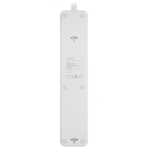Купить Сетевой фильтр Harper UCH-440 белый  5362778. Характеристики, отзывы и цены в Донецке