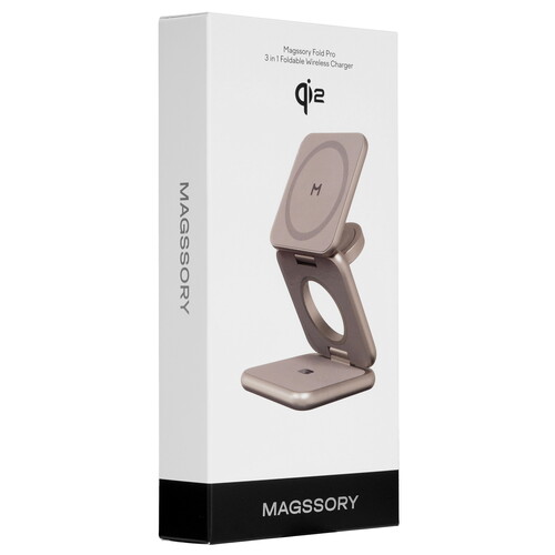Купить Беспроводное зарядное устройство Magssory Fold Pro бежевый  9269685. Характеристики, отзывы и цены в Донецке