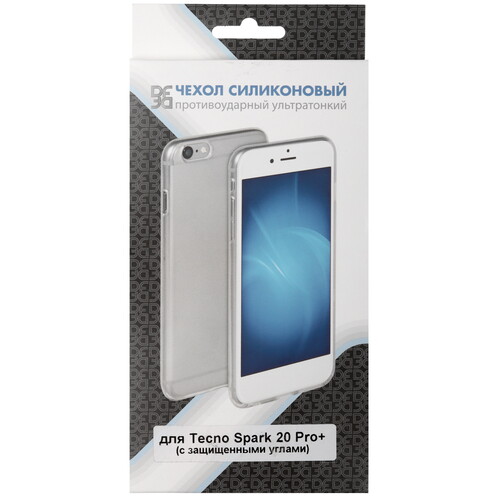 Купить Накладка  DF для Tecno SPARK 20 Pro+ прозрачный  5472290. Характеристики, отзывы и цены в Донецке