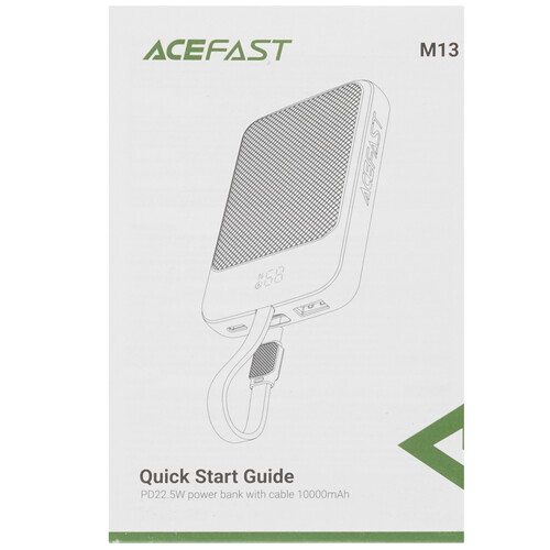 Купить Портативный аккумулятор ACEFAST M13 черный  9260013. Характеристики, отзывы и цены в Донецке