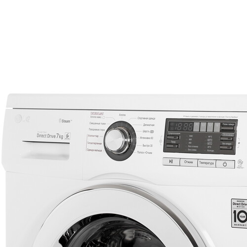 Купить Стиральная машина LG F1296HDS3 белый  1613309. Характеристики, отзывы и цены в Донецке