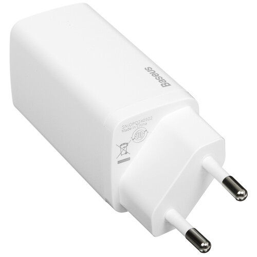 Купить Сетевое зарядное устройство Baseus GaN2 Lite Quick Charger белый  5482555. Характеристики, отзывы и цены в Донецке