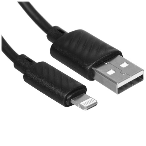 Купить Кабель круглый Hoco Lightning 8-pin - USB 2.0 Type-A черный 2 м  5635311. Характеристики, отзывы и цены в Донецке