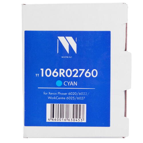 Купить Картридж лазерный NV Print NV-106R02760 голубой  9919273. Характеристики, отзывы и цены в Донецке