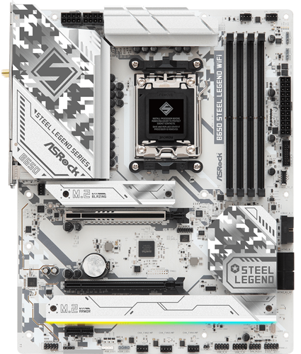 Купить Материнская плата ASRock B650 Steel Legend WiFi  5449691. Характеристики, отзывы и цены в Донецке