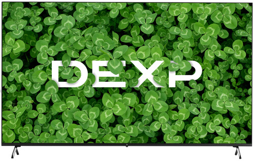 Купить 65" (164 см) LED-телевизор DEXP 65UCY3 черный  5451489. Характеристики, отзывы и цены в Донецке