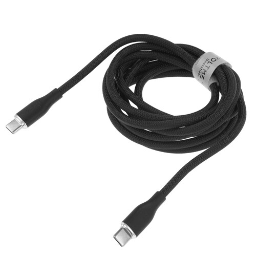 Купить Кабель круглый VOLTME USB Type-C - USB Type-C черный 1.8 м  9210961. Характеристики, отзывы и цены в Донецке
