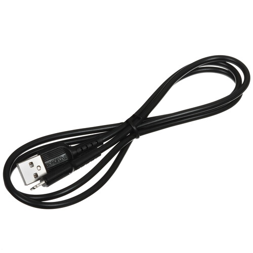 Купить Кабель круглый Borofone Lightning 8-pin - USB 2.0 Type-A черный 1 м  5475054. Характеристики, отзывы и цены в Донецке