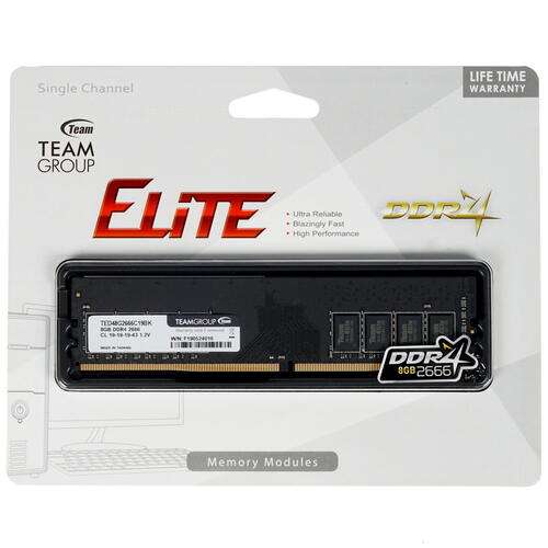 Купить Оперативная память Team Group T-Force Elite, TeamGroup T-Force Elite [TED48G2666C1901] 8 ГБ  1369689. Характеристики, отзывы и цены в Донецке