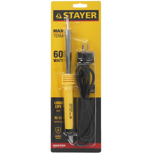 Купить Паяльник Stayer 55305-60  8165128. Характеристики, отзывы и цены в Донецке