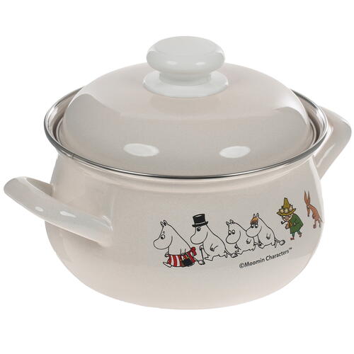 Купить Кастрюля Hitt Moomin Команда 2 л 18 см бежевый  4848170. Характеристики, отзывы и цены в Донецке
