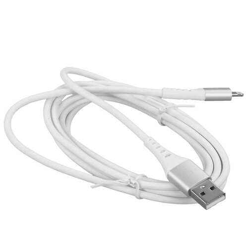 Купить Кабель круглый Cactus Lightning 8-pin MFI - USB 2.0 Type-A белый 2 м  5475638. Характеристики, отзывы и цены в Донецке