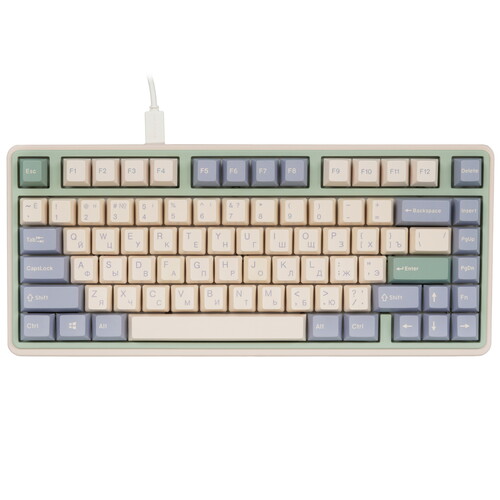 Купить Клавиатура проводная + беспроводная Varmilo VXT81 Eucalyptus  5486649. Характеристики, отзывы и цены в Донецке