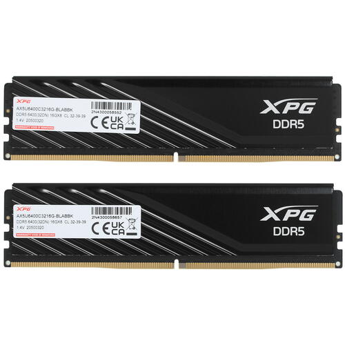 Купить Оперативная память ADATA XPG Lancer Blade [AX5U6400C3216G-DTLABBK] 32 ГБ  5433283. Характеристики, отзывы и цены в Донецке