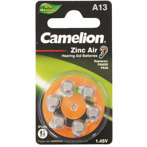 Купить Батарейка Camelion ZA13 PR48 (ZA13/DA13/AC13/13A/13)  9117682. Характеристики, отзывы и цены в Донецке