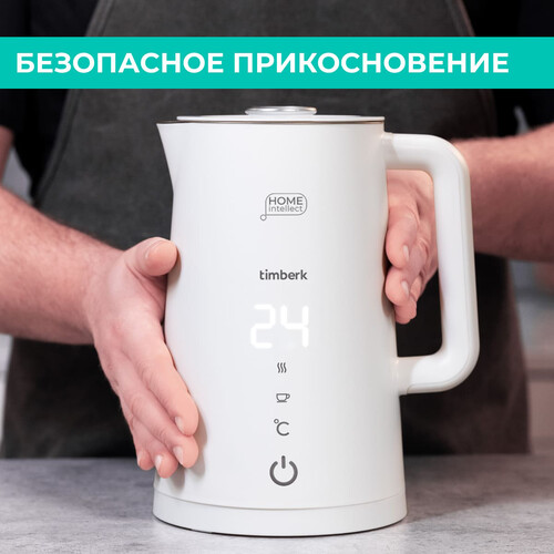 Купить Электрочайник Timberk T-EK21S103WF белый  9091194. Характеристики, отзывы и цены в Донецке