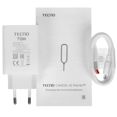 Купить 6.67" Смартфон Tecno CAMON 40 Premier 5G 256 ГБ серый  5623569. Характеристики, отзывы и цены в Донецке