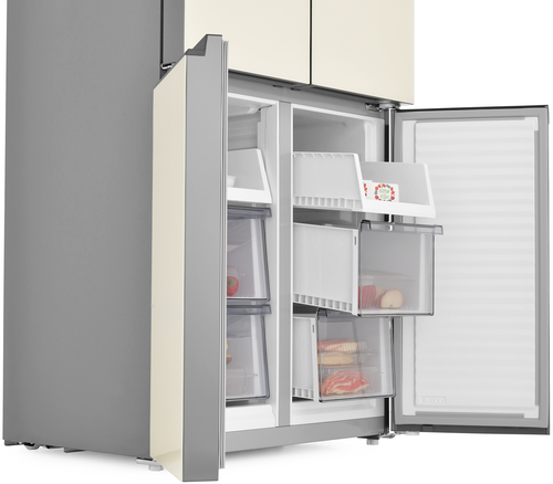 Купить Холодильник Side by Side   ZUGEL ZRCD430C бежевый  9174736. Характеристики, отзывы и цены в Донецке