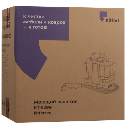 Купить Пылесос Kitfort KT-5299 белый  9193356. Характеристики, отзывы и цены в Донецке