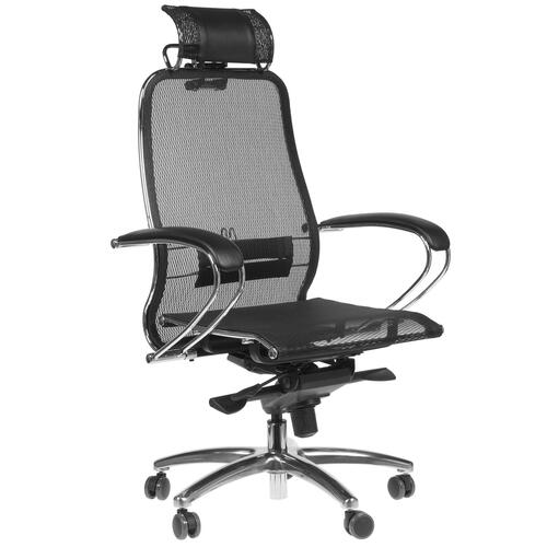 Купить Кресло офисное Метта Samurai S-2.04 черный  4739040. Характеристики, отзывы и цены в Донецке