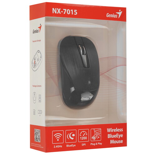 Купить Мышь беспроводная Genius NX-7015  9140277. Характеристики, отзывы и цены в Донецке
