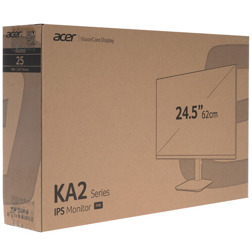 Купить 24.5" Монитор Acer KA252QG0bi черный  5623237. Характеристики, отзывы и цены в Донецке