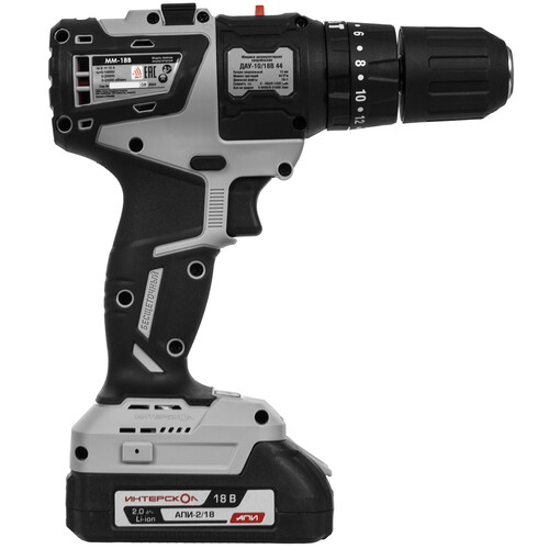 Купить Дрель-шуруповерт Интерскол ДАУ-10/18В 44  5641402. Характеристики, отзывы и цены в Донецке