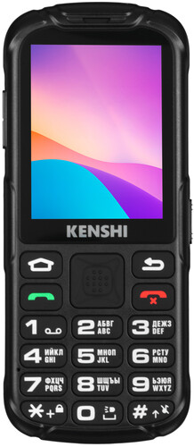 Купить Сотовый телефон KENSHI Senior 281 черный  9119431. Характеристики, отзывы и цены в Донецке