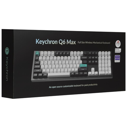 Купить Клавиатура  проводная + беспроводная Keychron Q6 Max  9310660. Характеристики, отзывы и цены в Донецке