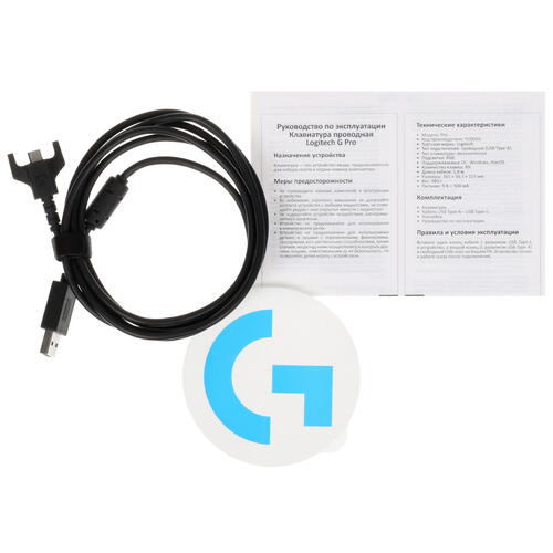 Купить Клавиатура  проводная Logitech G Pro  5422357. Характеристики, отзывы и цены в Донецке