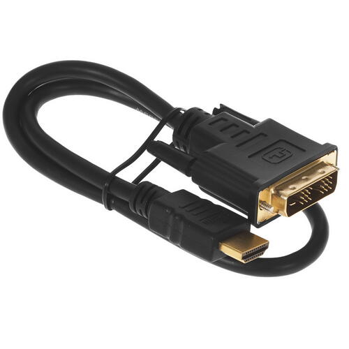 Купить Кабель однонаправленный Cablexpert HDMI - DVI-D, 0.5 м  9059943. Характеристики, отзывы и цены в Донецке