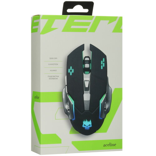 Купить Мышь беспроводная Aceline GS Eternity  черный  5424736. Характеристики, отзывы и цены в Донецке