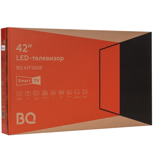 Купить 42" (107 см) Телевизор BQ 42FS02B черный  9285527. Характеристики, отзывы и цены в Донецке