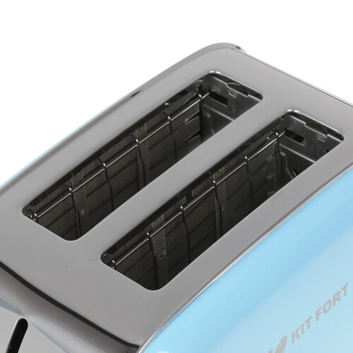 Купить Тостер Kitfort КТ-2014-4 голубой  8115581. Характеристики, отзывы и цены в Донецке