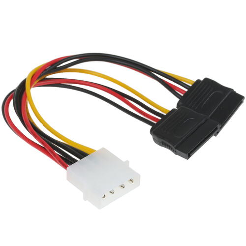 Купить Переходник для блока питания FinePower Molex->2xSATA  1283083. Характеристики, отзывы и цены в Донецке