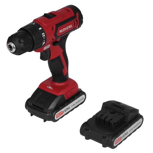 Купить Дрель-шуруповерт RedVerg RD-SD14L/2A  5486313. Характеристики, отзывы и цены в Донецке