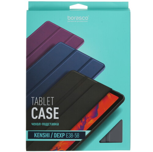 Купить Чехол-книжка BoraSCO для KENSHI E38/ Pad Lite E48 серый  5611772. Характеристики, отзывы и цены в Донецке