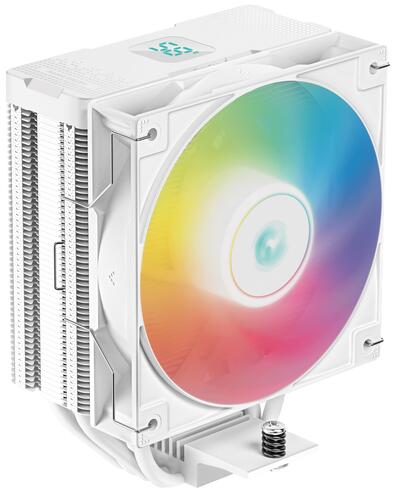 Купить Кулер для процессора DEEPCOOL AG400 DIGITAL WH ARGB [R-AG400-WHADMN-G-1]  5442230. Характеристики, отзывы и цены в Донецке