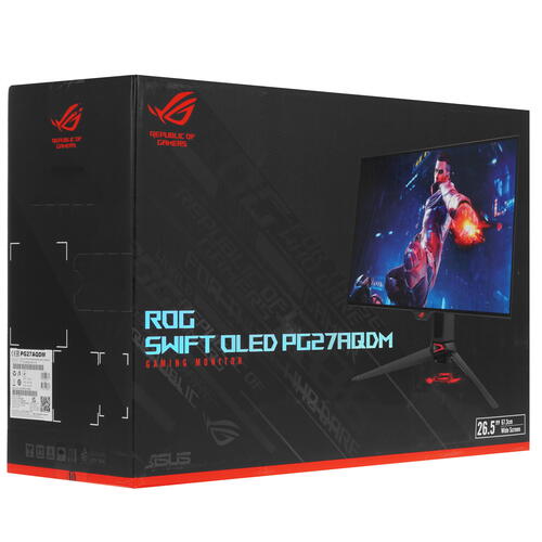 Купить 26.5" Монитор ASUS ROG Swift OLED PG27AQDM черный  5415575. Характеристики, отзывы и цены в Донецке