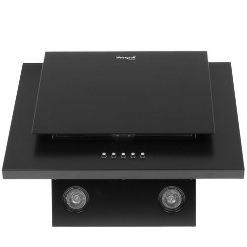 Купить Вытяжка наклонная Weissgauff Gamma 50 PB BL черный/черный  8122554. Характеристики, отзывы и цены в Донецке