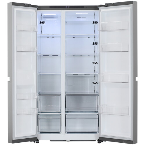Купить Холодильник Side by Side   LG GC-B257KMHW серебристый  5463045. Характеристики, отзывы и цены в Донецке