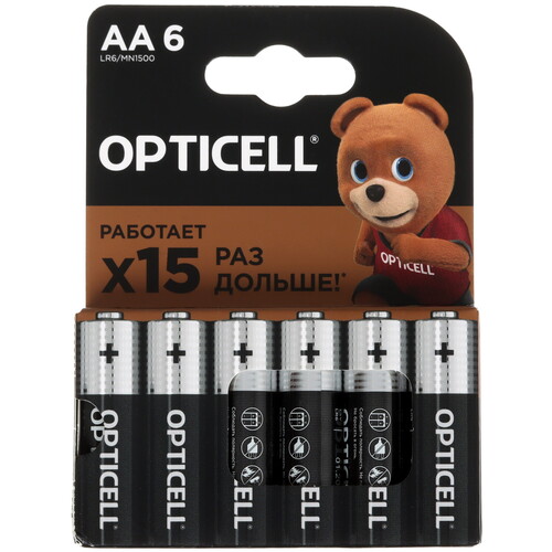 Купить Батарейка Opticell Basic AA (LR6/ER14505/FR6/R6P)  5447126. Характеристики, отзывы и цены в Донецке